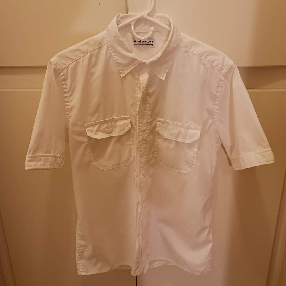 American Apparel short-sleeve two pocket shirt